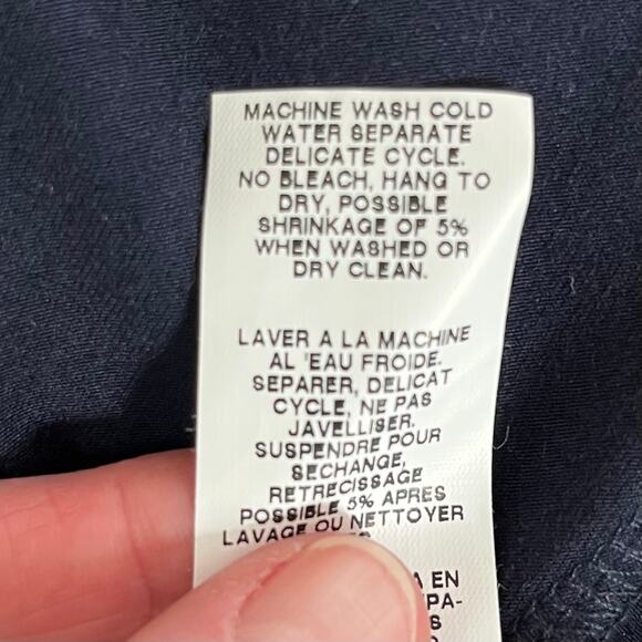 Karen Kane Navy Blue Brigitte Sleeveless V-Neck Mini Shift Dress Small USA NWOT - Picture 12 of 14